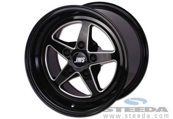 Rear Wheel - Black Diamond Cut - 15x10